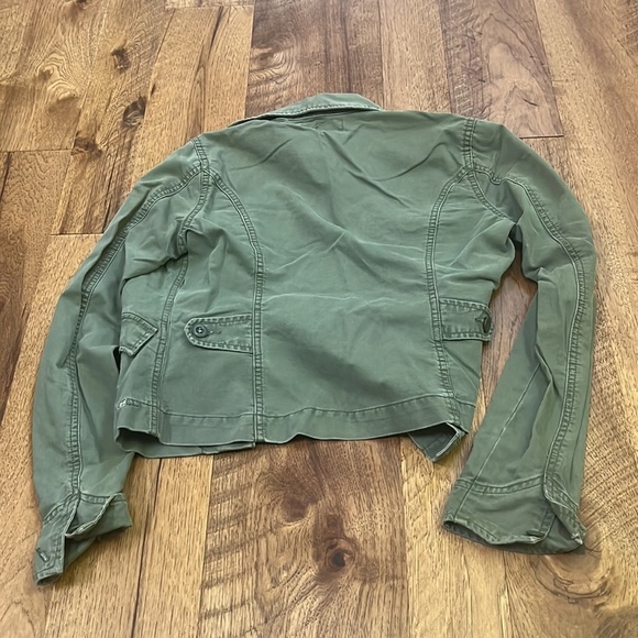 Lucky Brand Woman’s Army Green Cargo Jacket Size XS - Picture 6 of 6